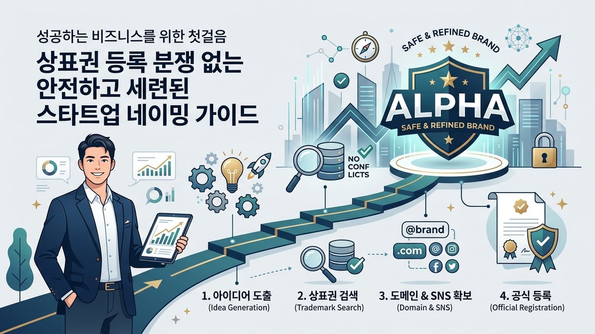 성공하는 비즈니스를 위한 첫걸음: 상표권 등록 분쟁 없는 안전하고 세련된 스타트업 네이밍 가이드